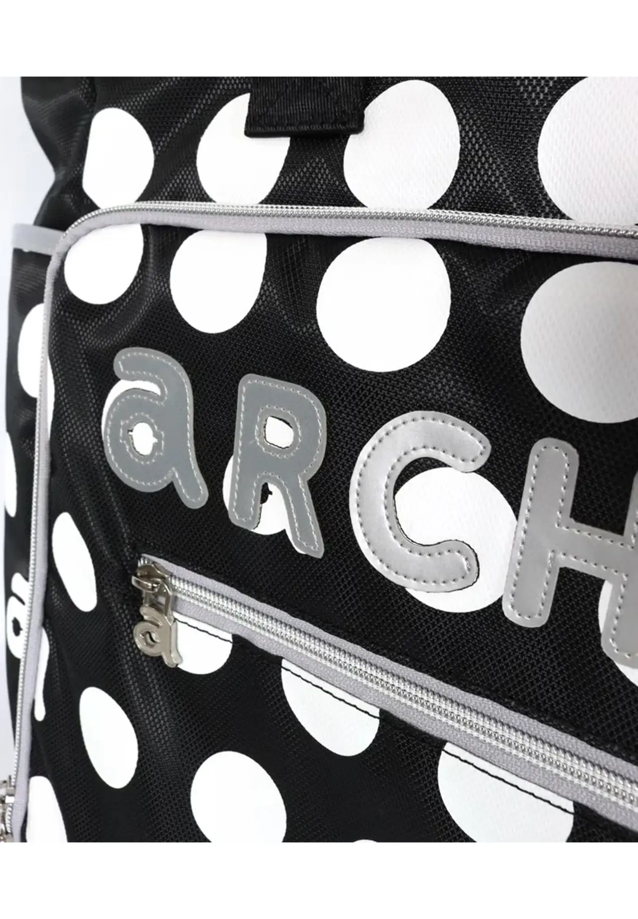 Monochrome dot pattern boston bag