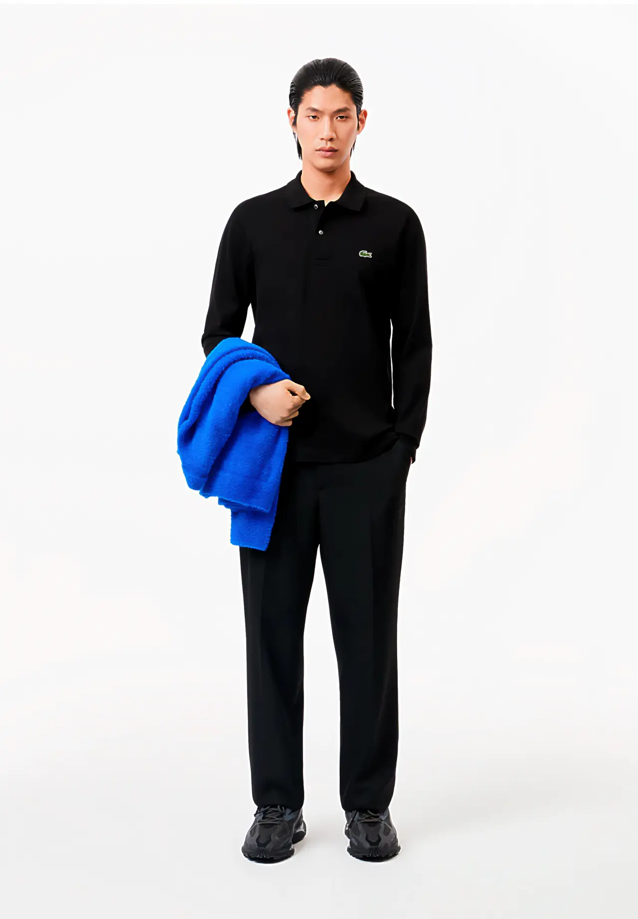Original Fit Long-Sleeve Polo Shirt