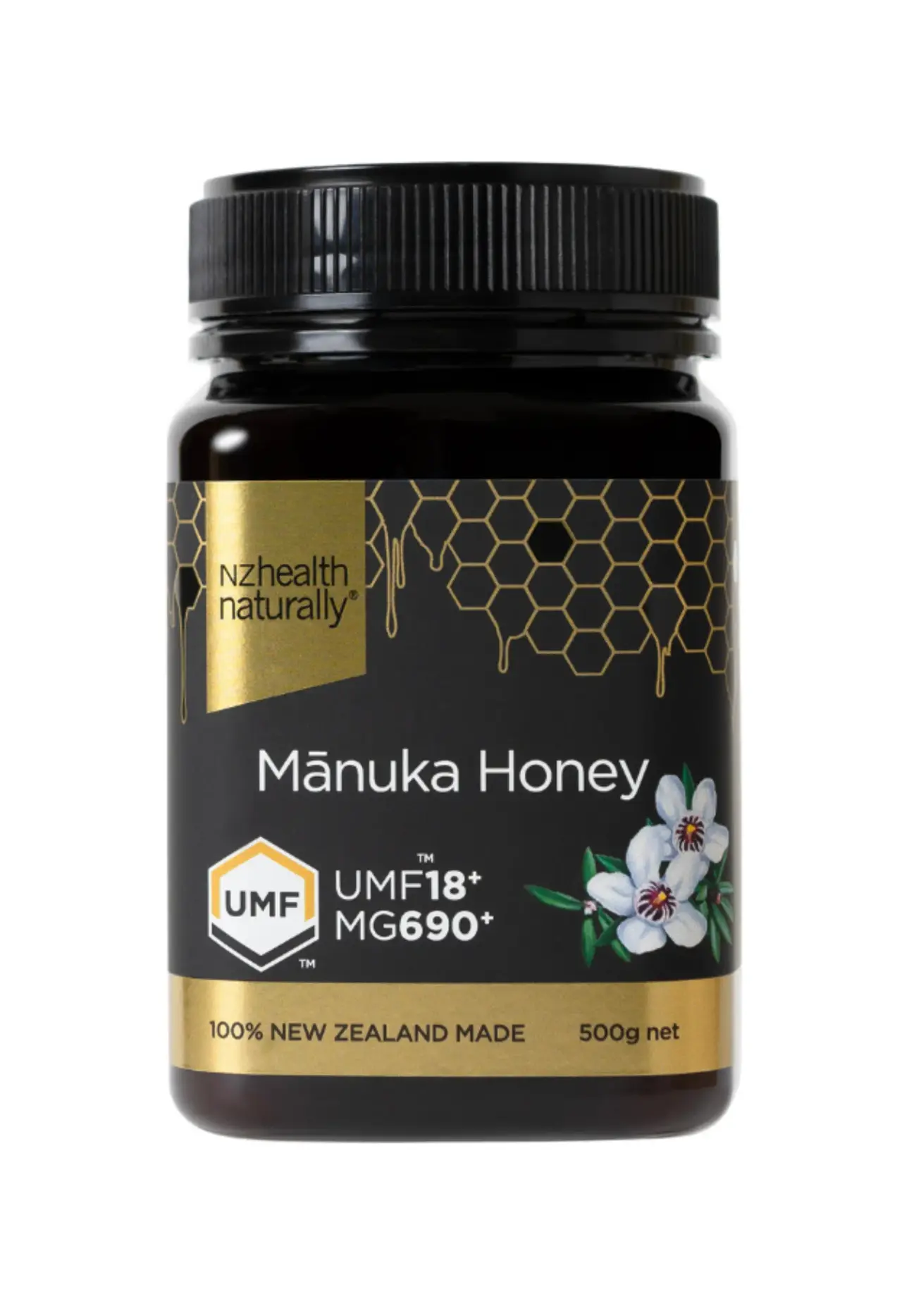 Manuka Honey UMF18+ (MG690+) 500g, Product of New Zealand