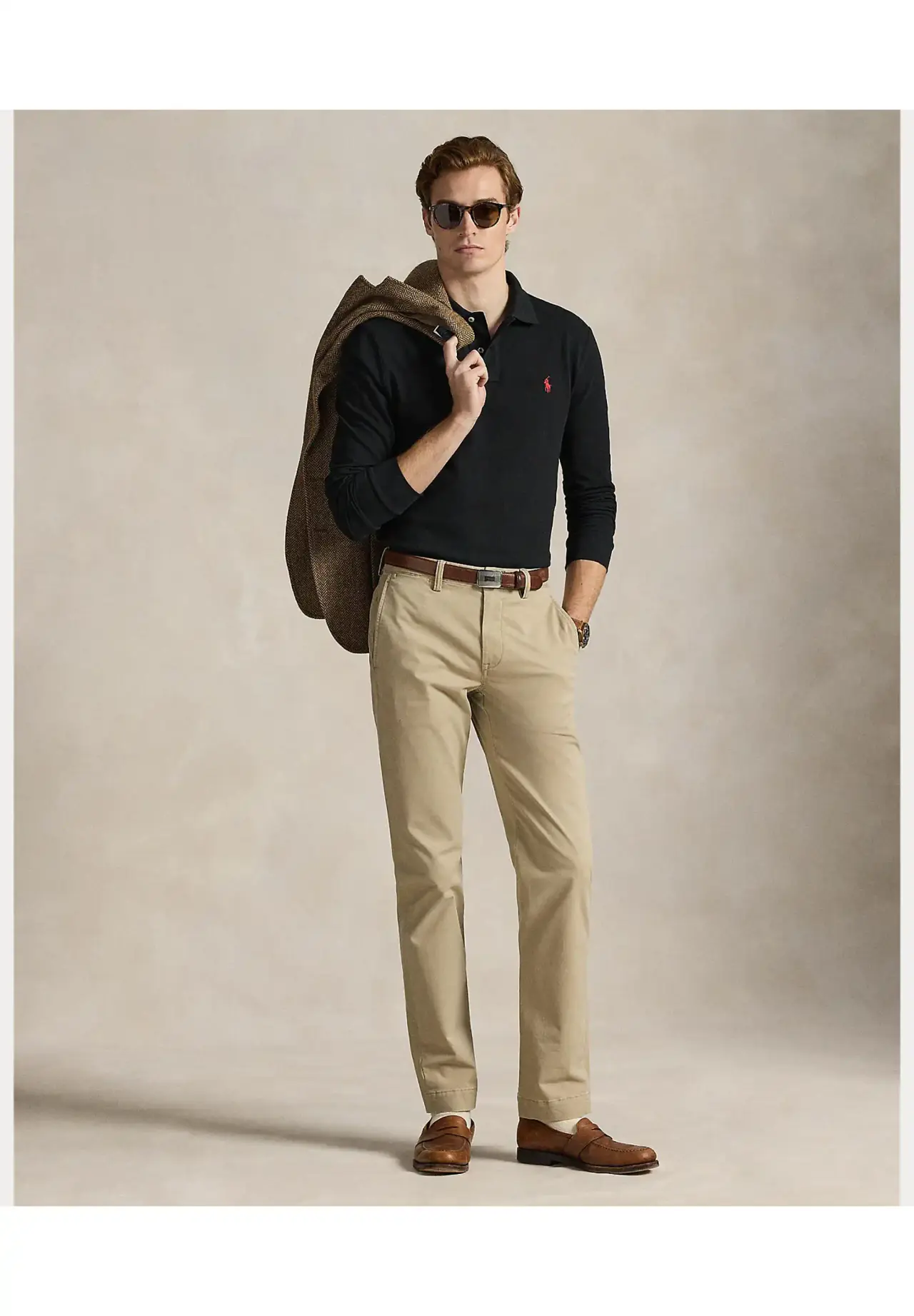 POLO RALPH LAUREN カスタム スリム フィット メッシュ ポロシャツ