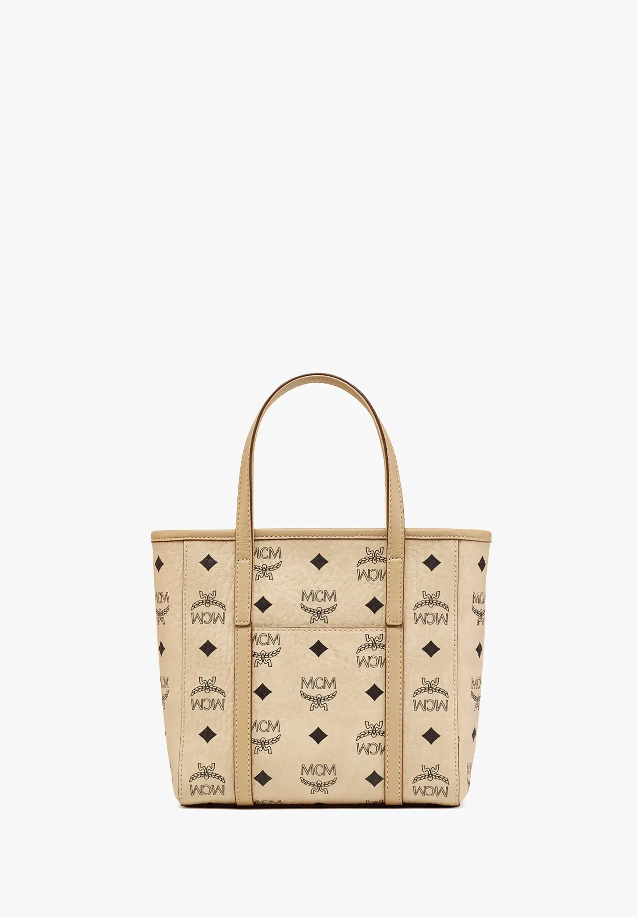 Toni Top-Zip Shopper Bag in Visetos