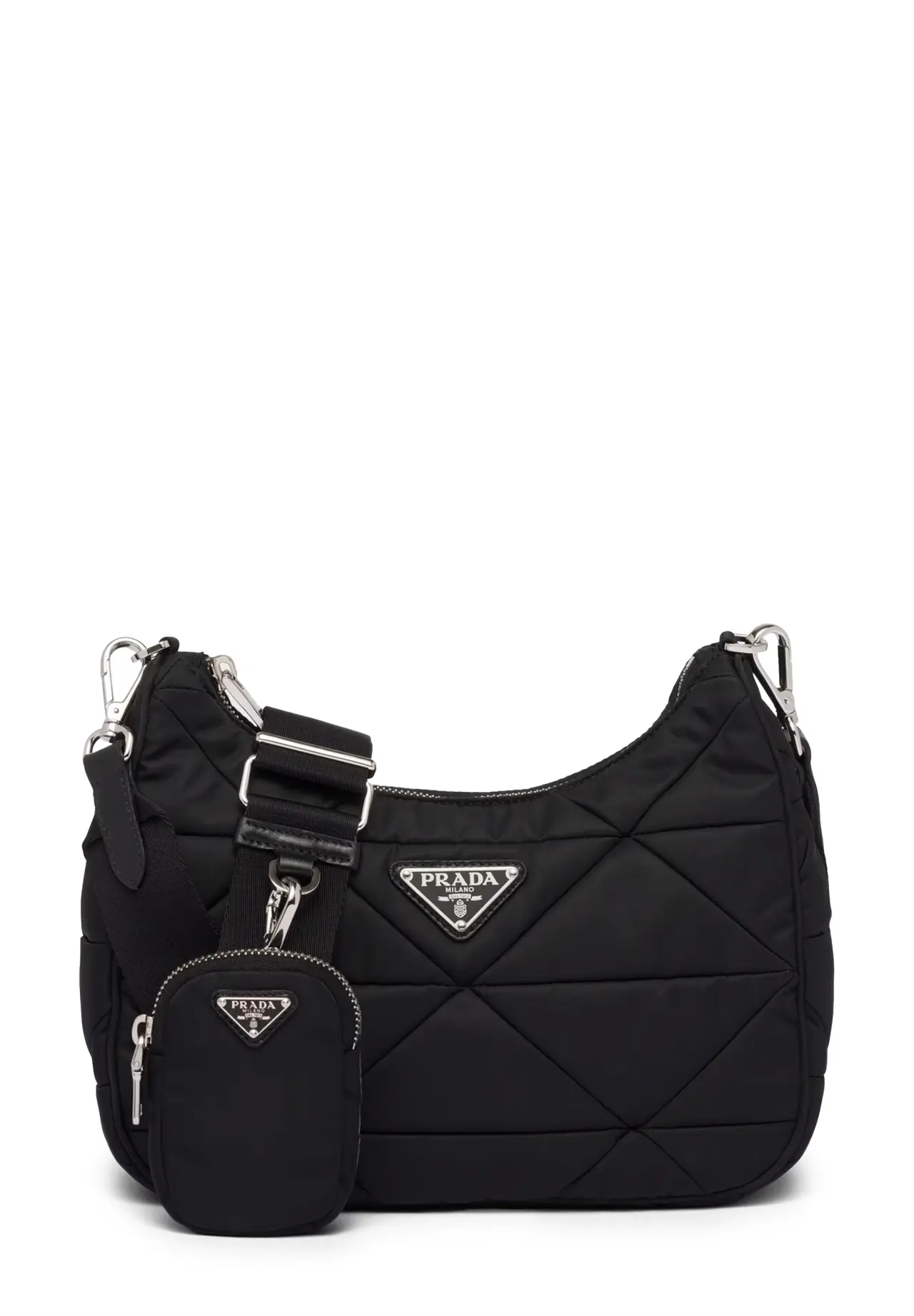Padded Re-Nylon shoulder bag 1BC151 RDJN F0002 V B9O