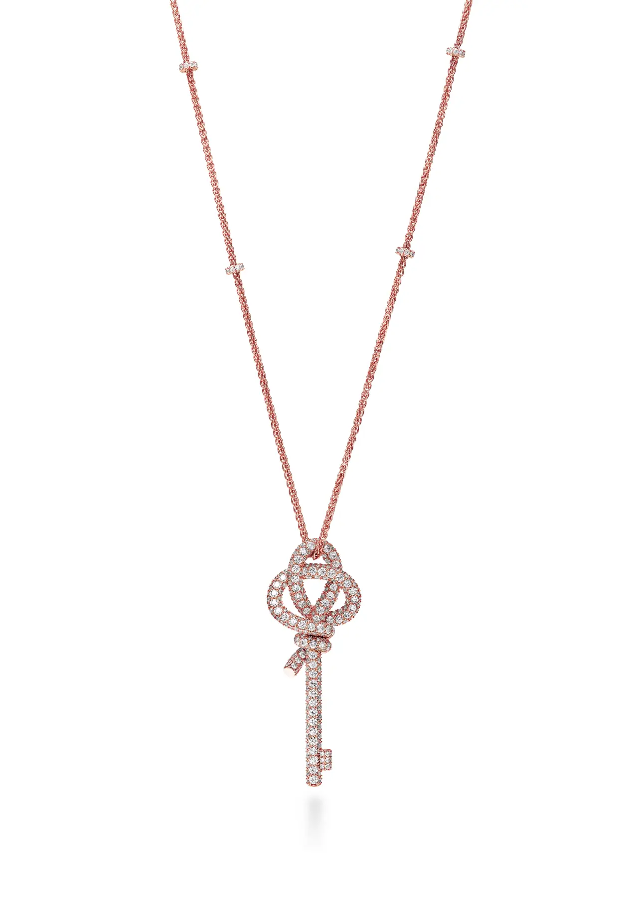 Tiffany Knot 特大号钥匙项链
