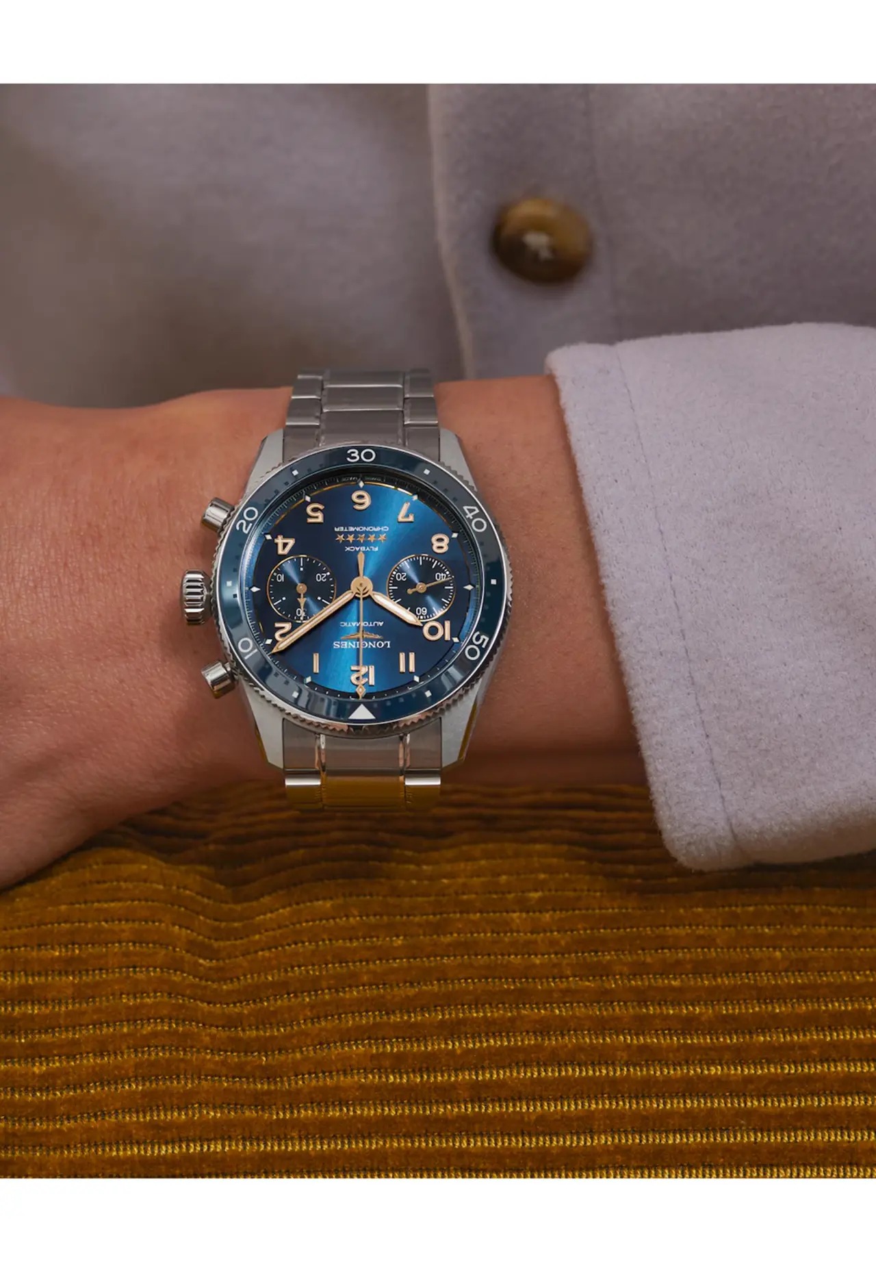 浪琴 先行者系列 飞返计时腕表（Flyback）42mm