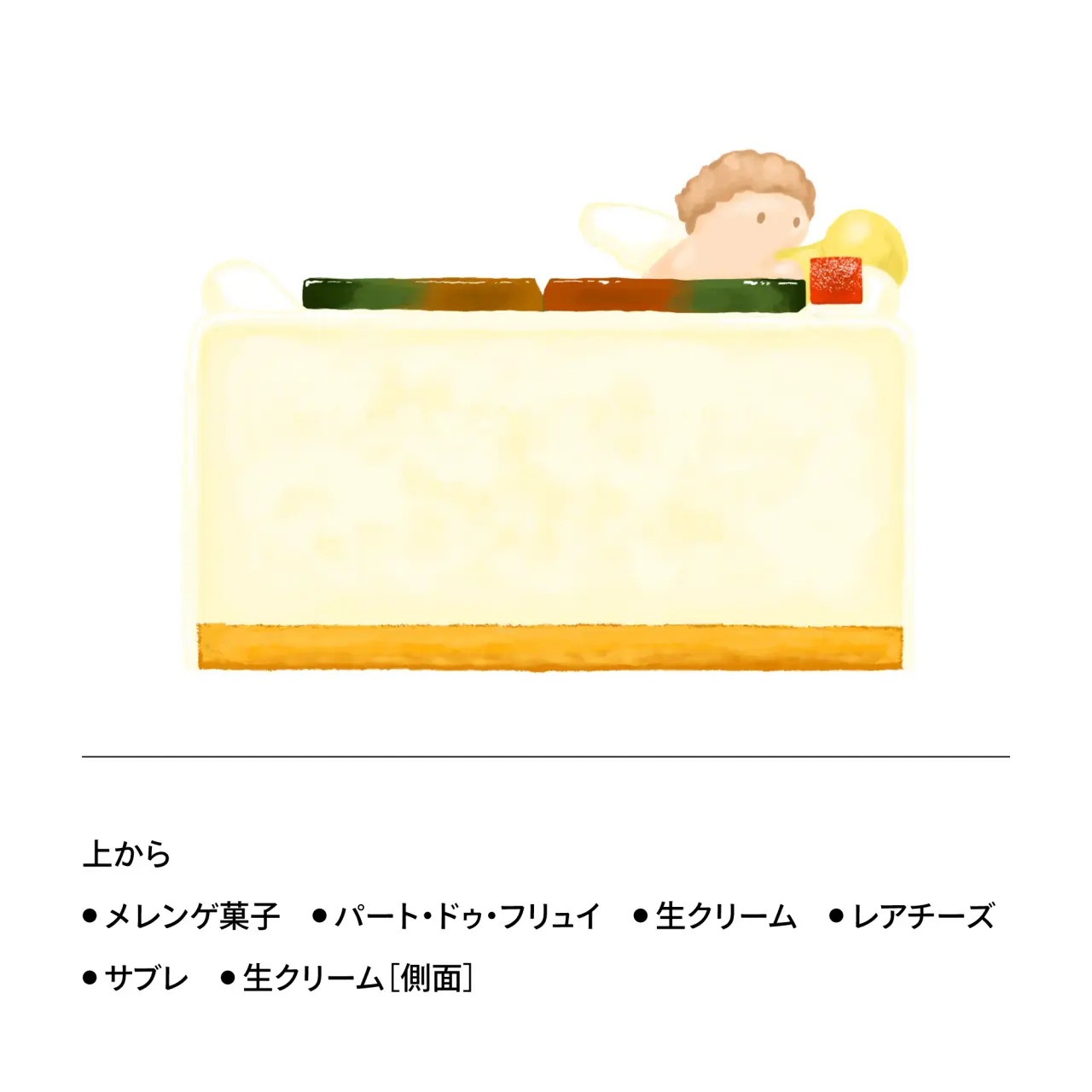 レアチーズケーキ・ノエル