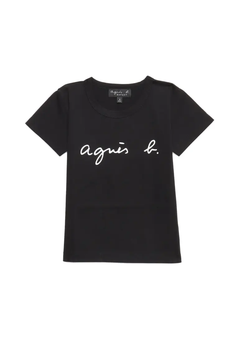 キッズ ロゴ コットン 半袖 Tシャツ
