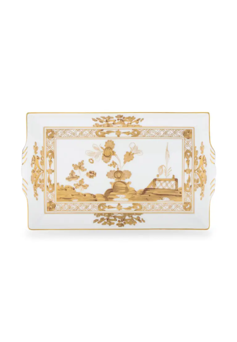 小长方形托盘 Oriente Italiano Aurum