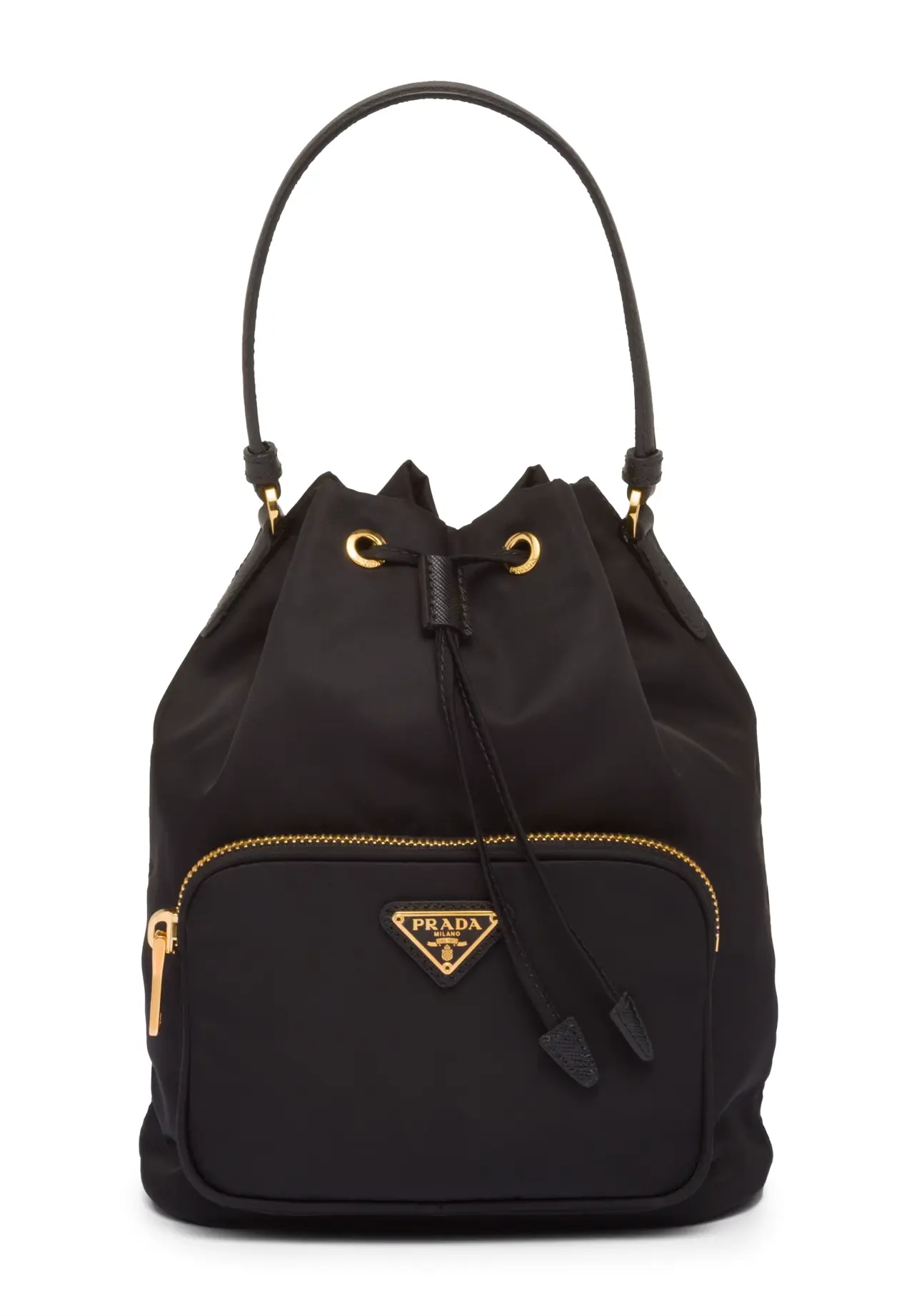 Prada Duet 再生尼龙水桶包　1BH038 RV44 F0002 V UOO