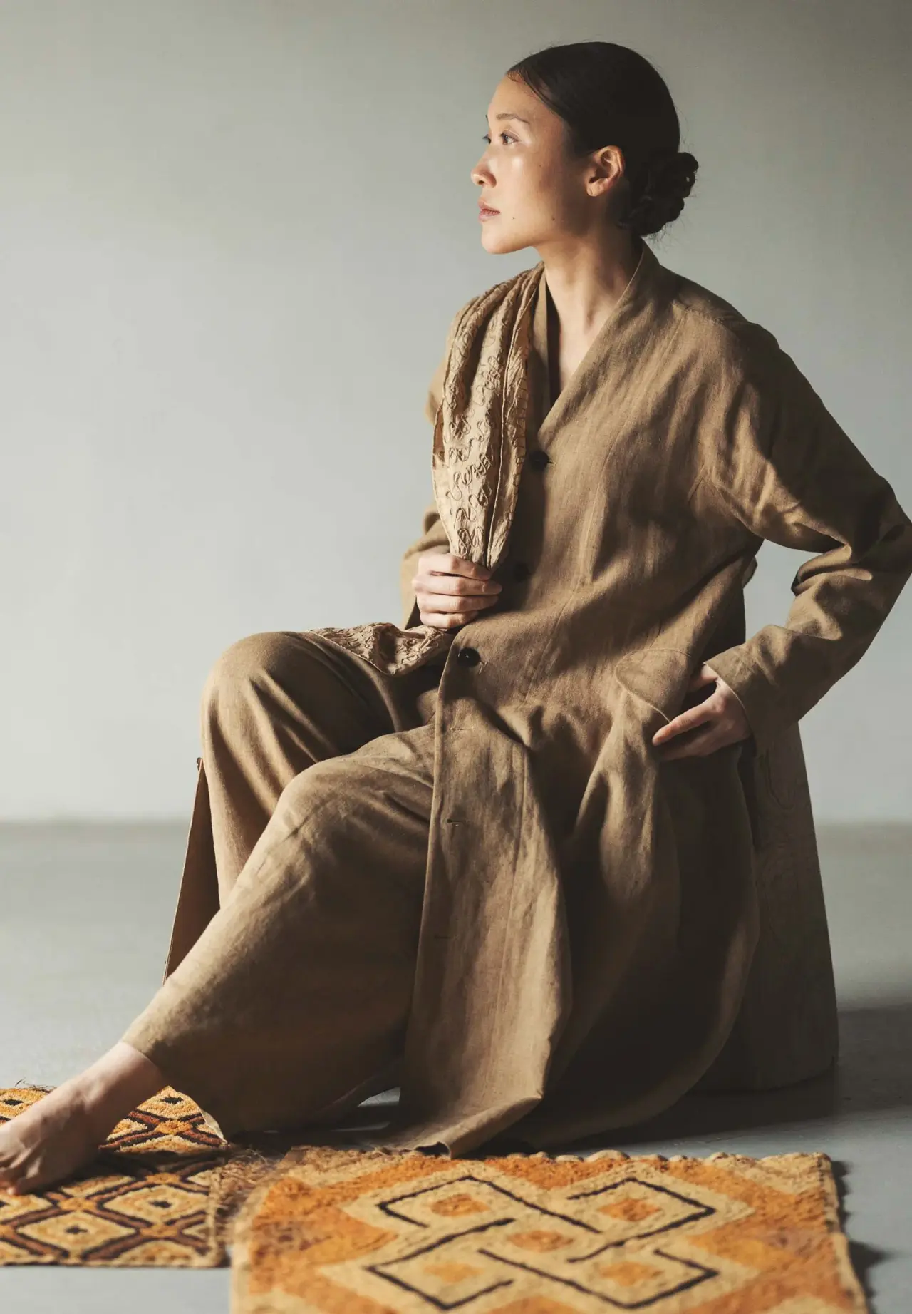 Cotton Linen Coat