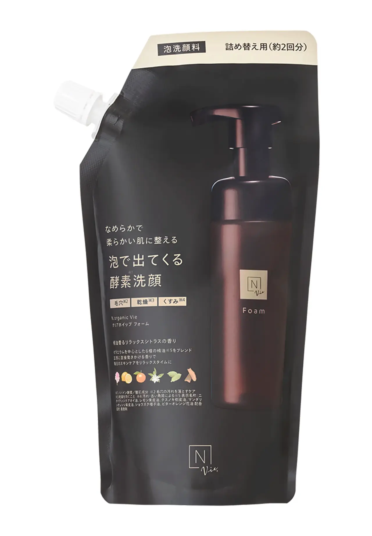 N organic Vie 清透绵密洁面泡沫 替换装B 150ml