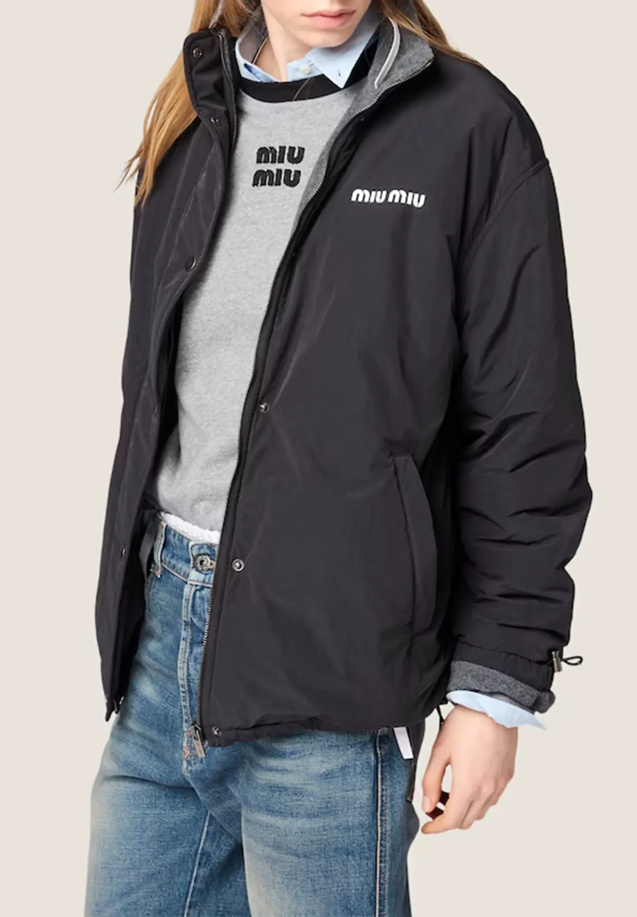 Pongee and Fleece Jacket