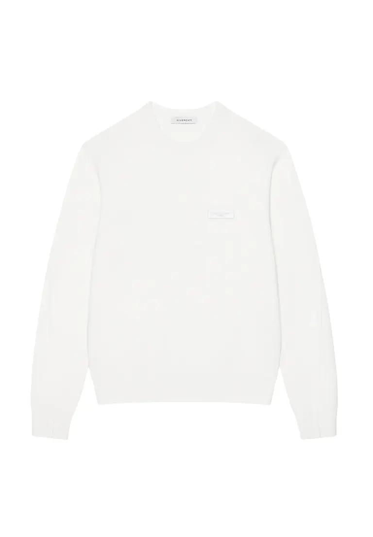 GIVENCHY PARIS Grosgrain Wool Sweater
