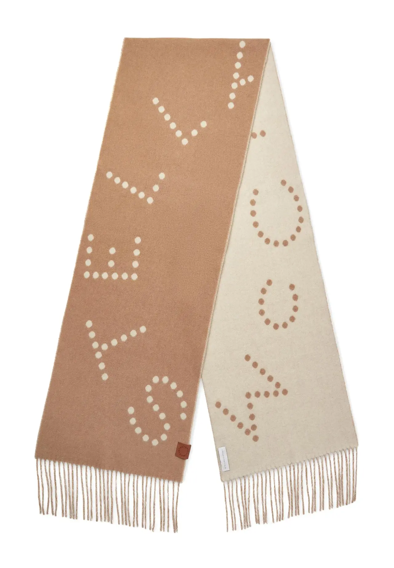 Logo Fringe Scarf
