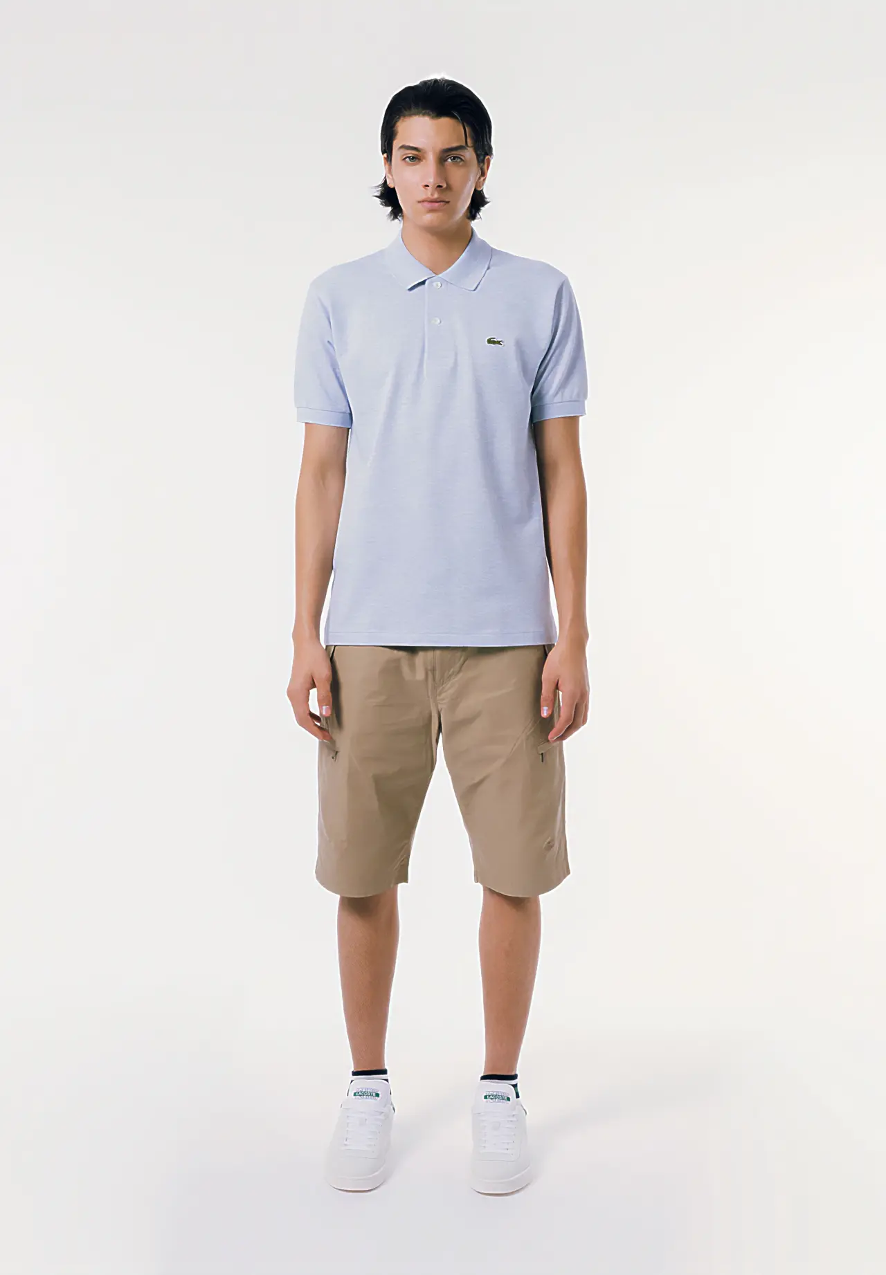 『L1264』Classic Short-Sleeved Polo Shirt (Heathered Yarn)