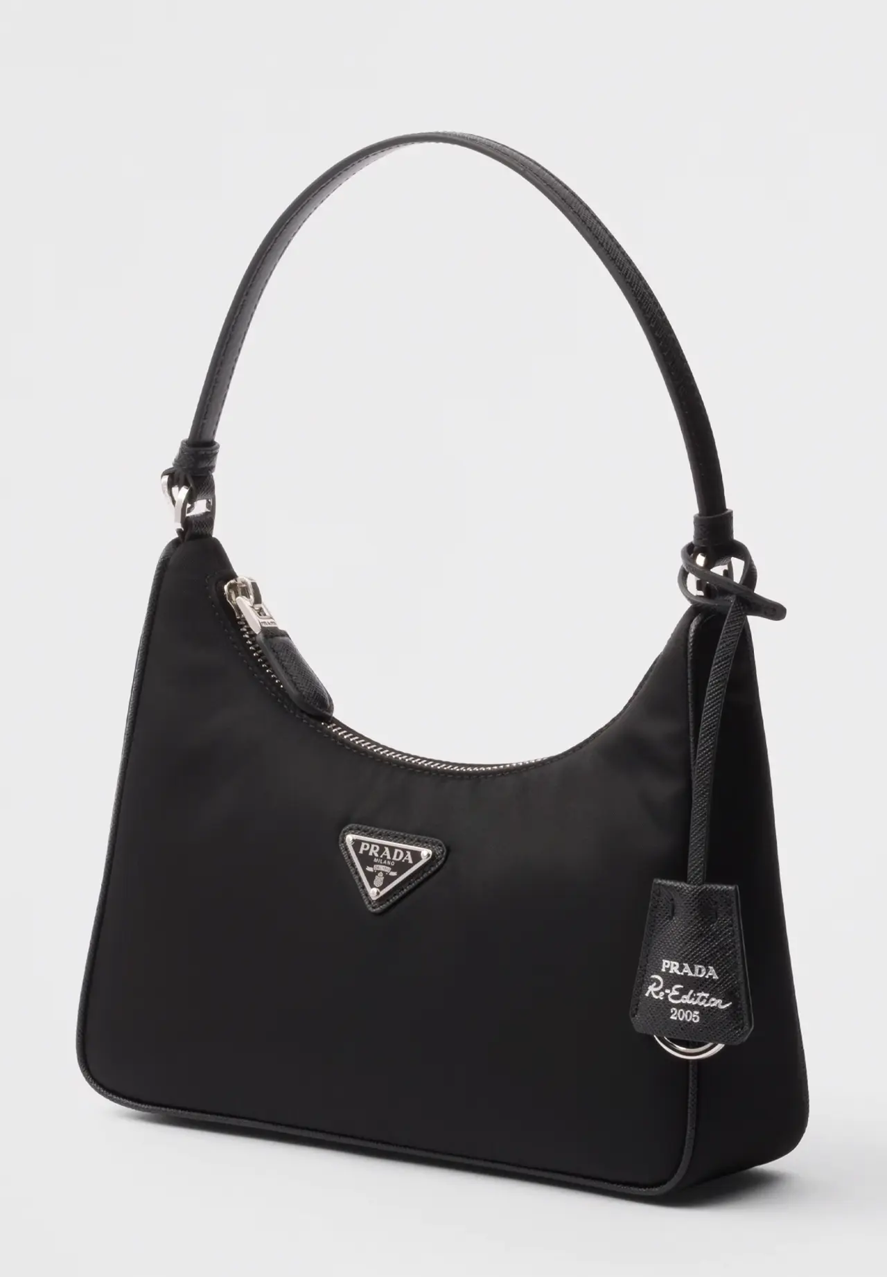 Prada Re-Edition 2005 再生尼龙和 Saffiano 迷你包　1N204M R064 F0002