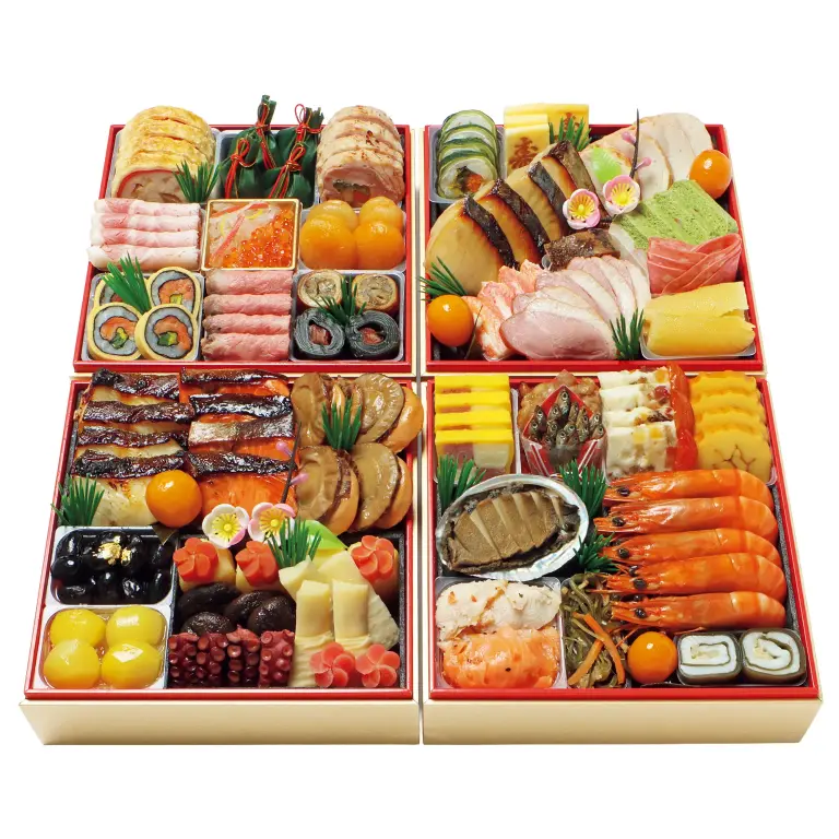 Japanese-Western Ryotei Osechi Four-tier