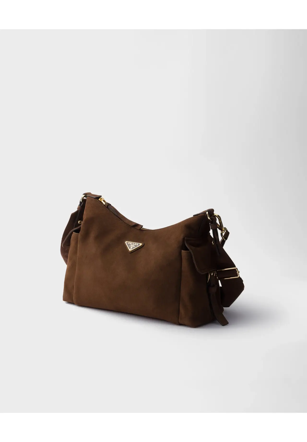 Prada Explorer Suede Large Bag
