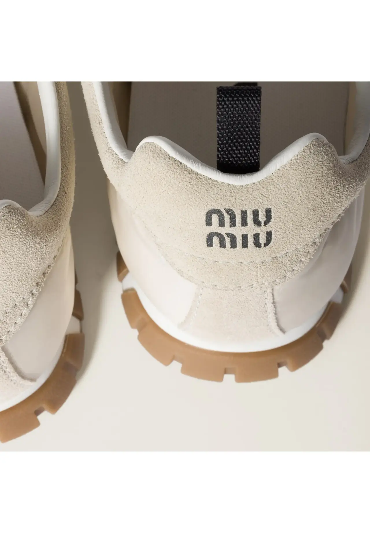 Tyre Technical Fabric x Suede Sneakers