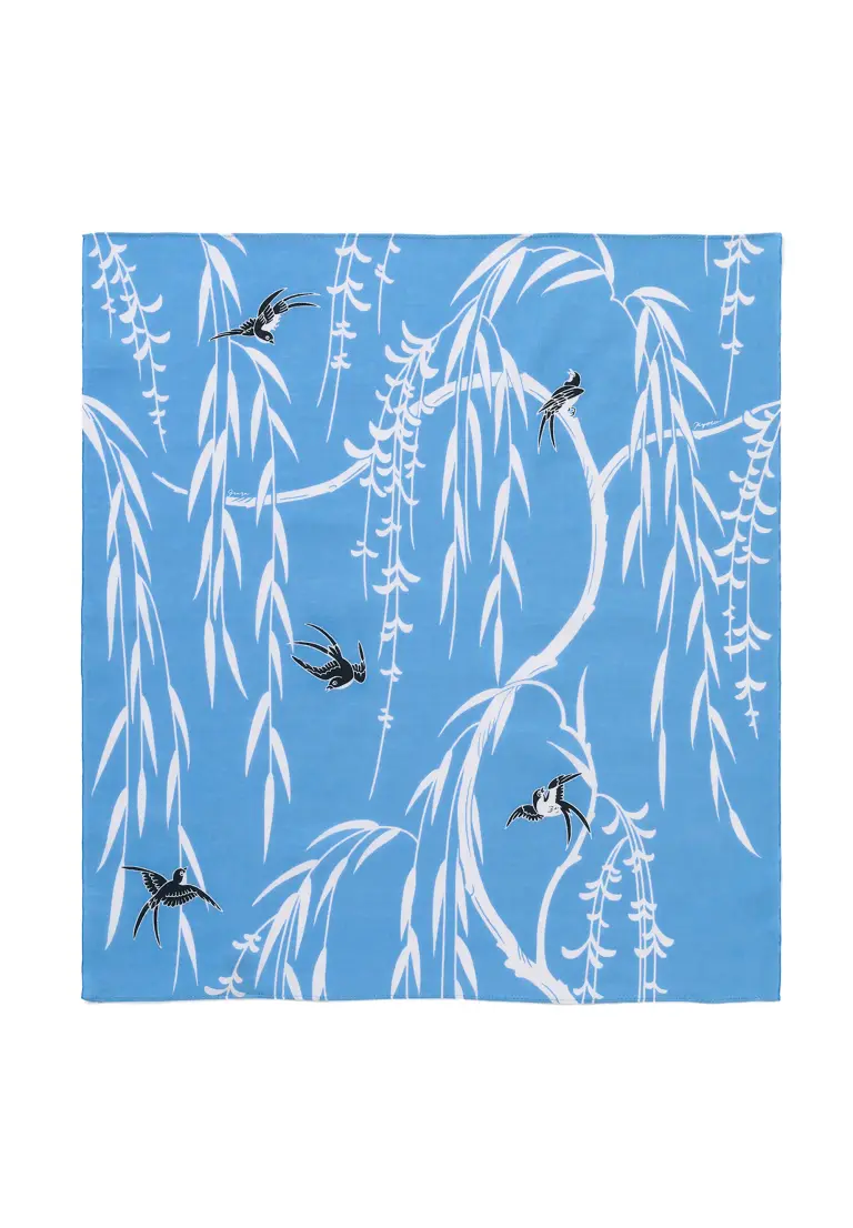 雏风吕敷（柳燕纹）