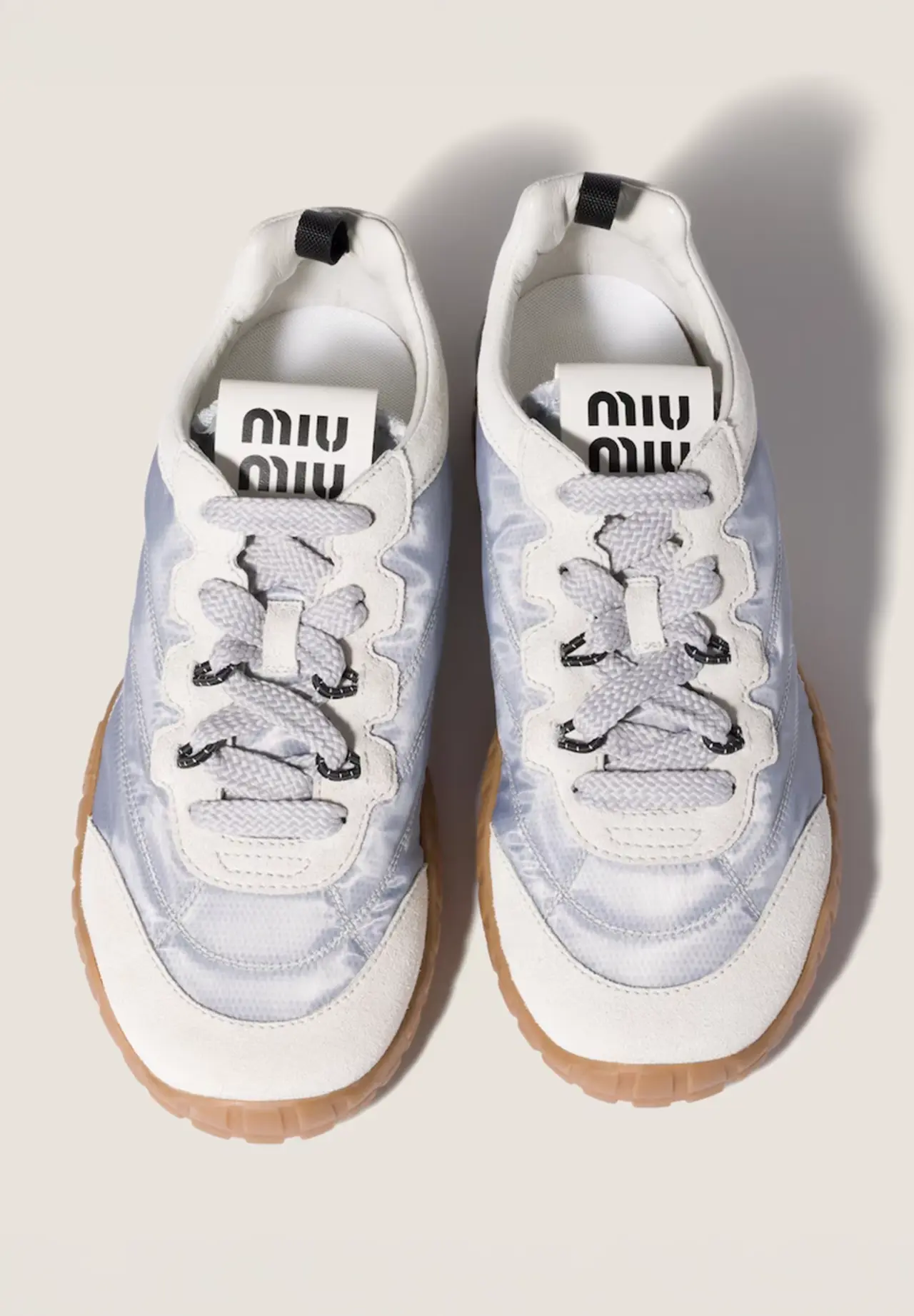 Tyre Technical Fabric and Suede Sneakers