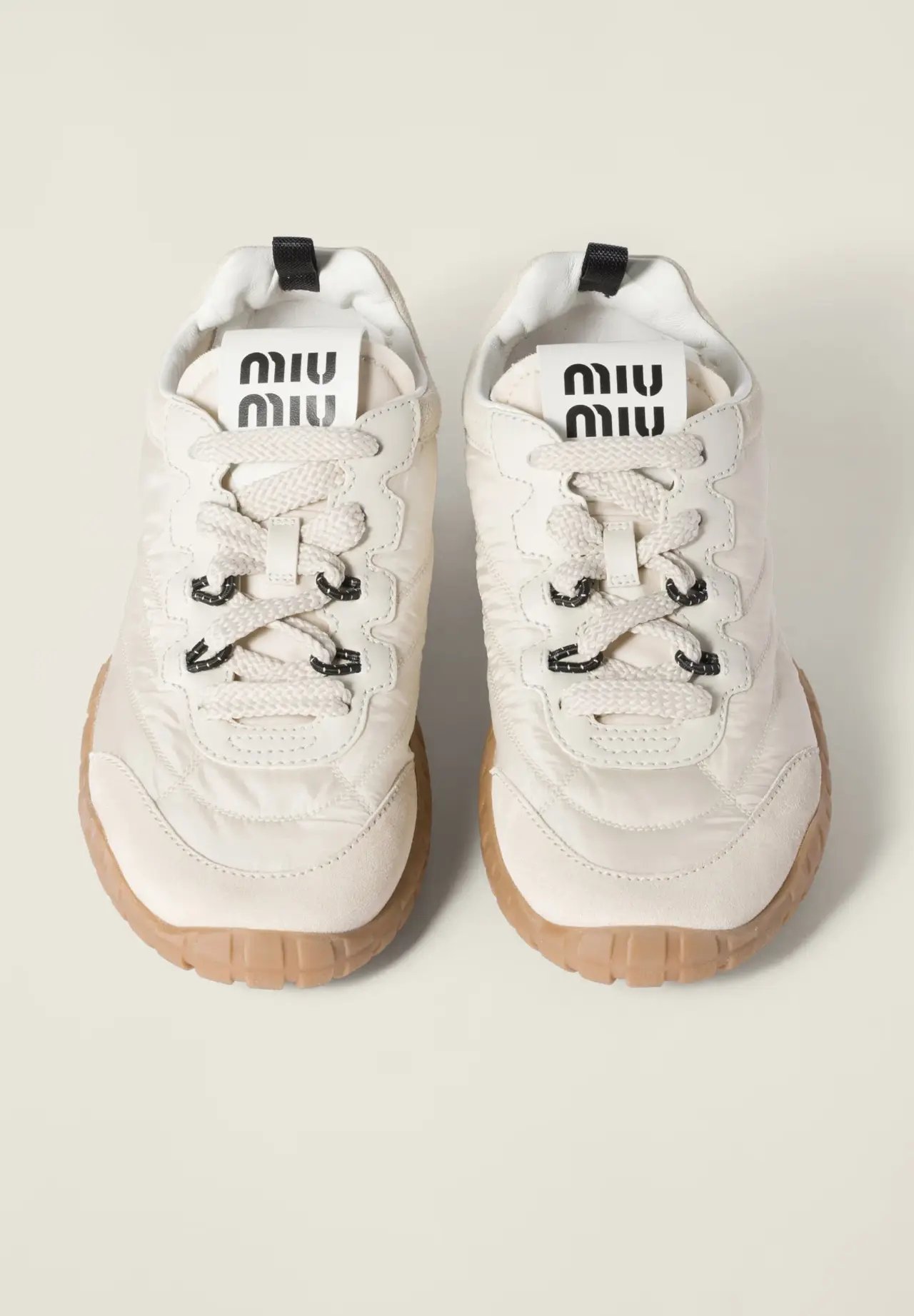 Tyre Technical Fabric x Suede Sneakers