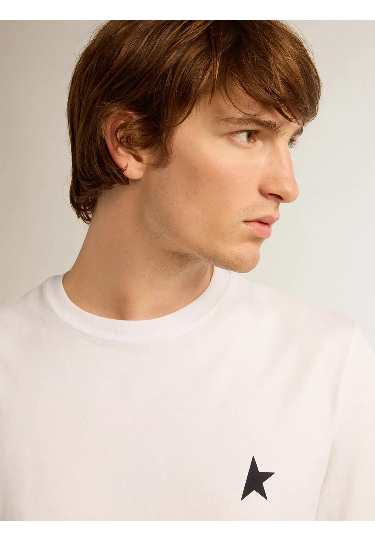 Starコレクション Tシャツ（ホワイト） フロント：ブラックスター