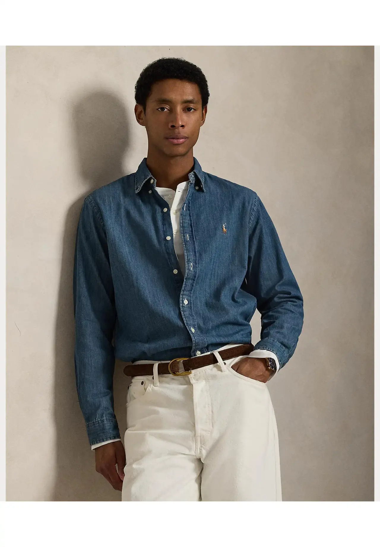 POLO RALPH LAUREN Classic Fit Denim Shirt