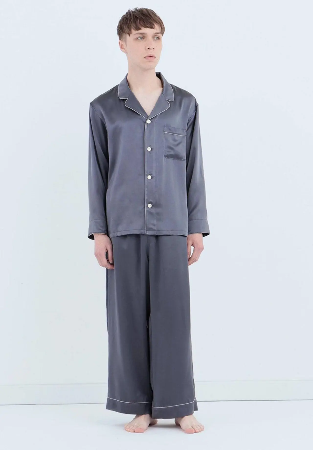 Silk pajamas