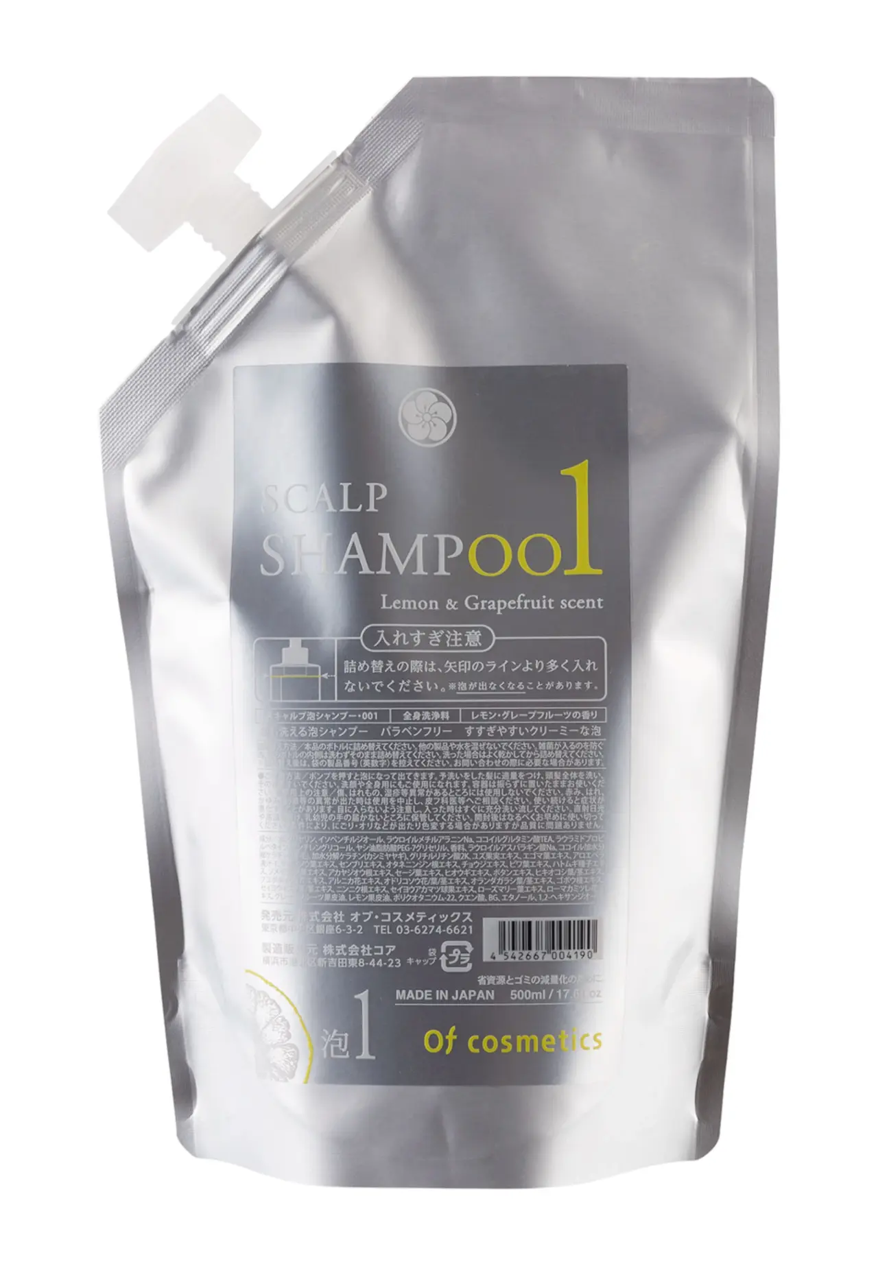 SCALP FOAMING SOAP 001 500ml