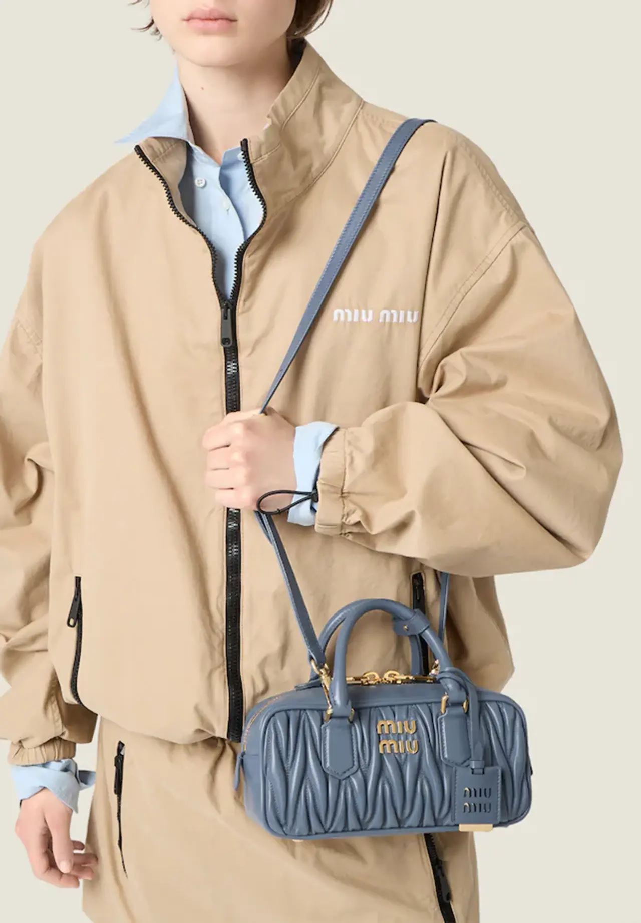 Arcadie Matelassé Leather Bag