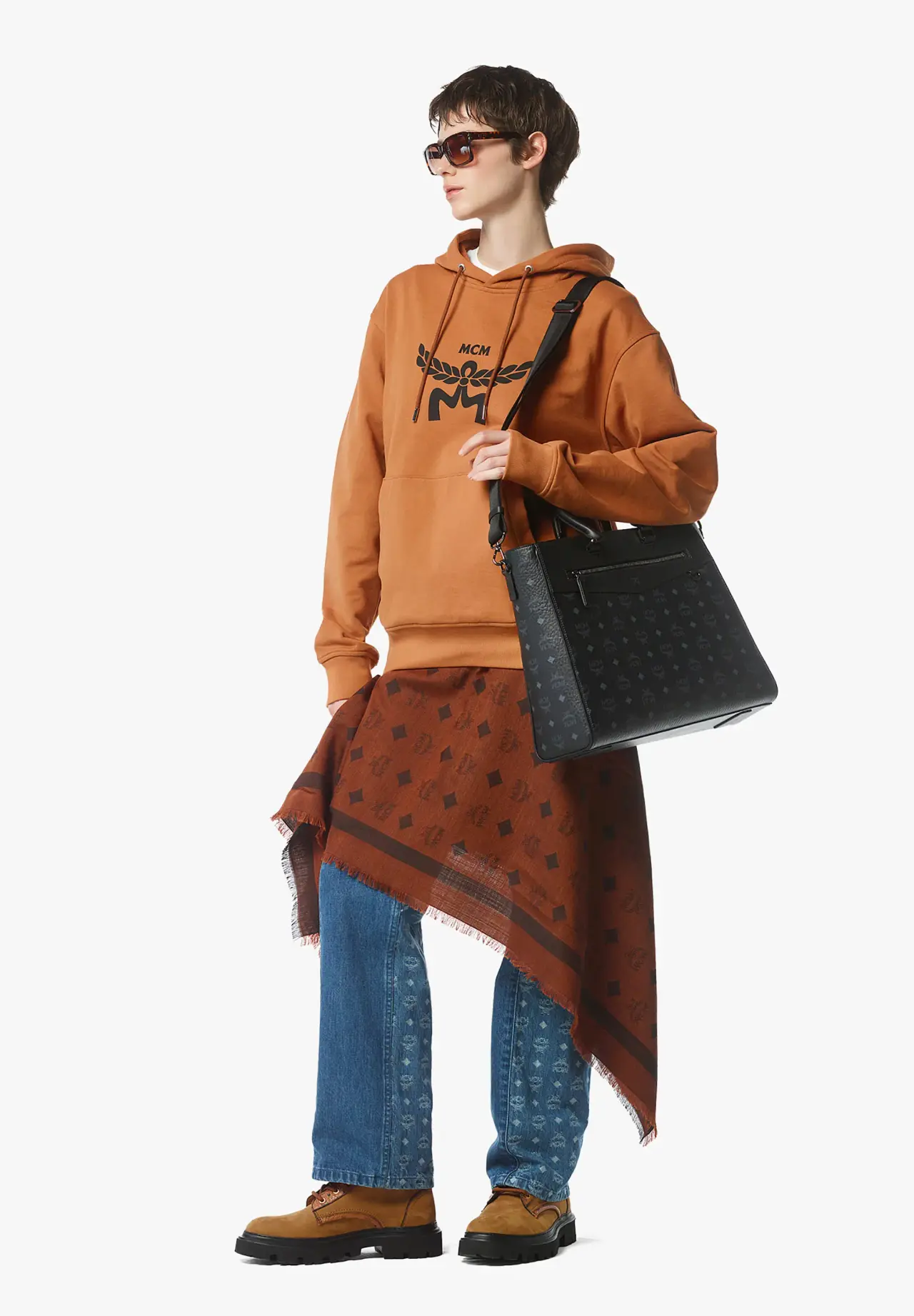 Diamond Tote Bag in Visetos