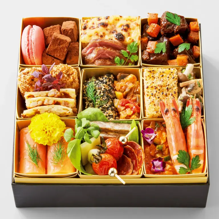 法式小馆年夜饭一层重箱