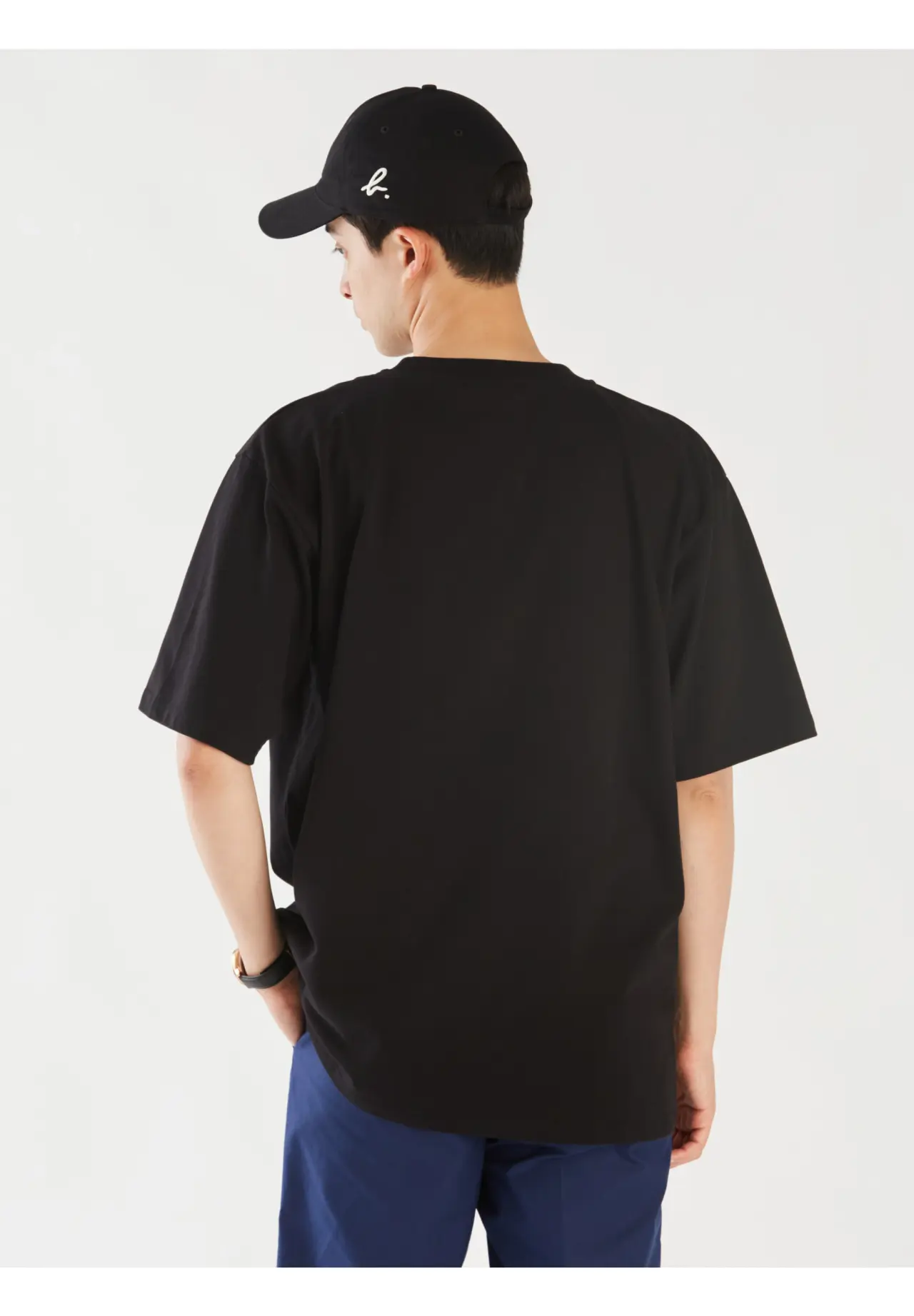 Men's "Christof" Cotton Short Sleeve T-Shirt with Embroidered Logo