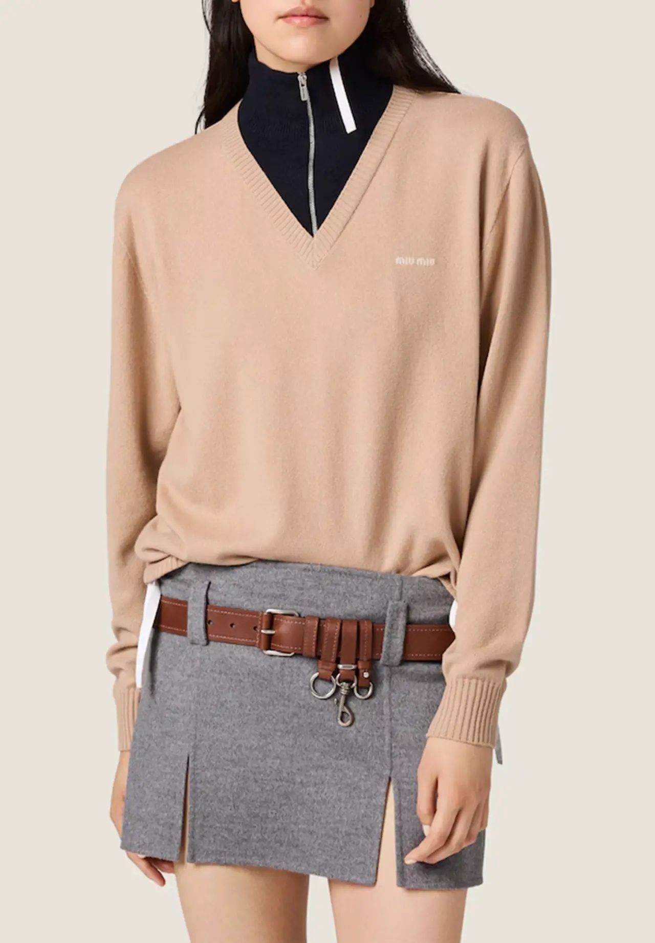 Cashmere Roll-Neck Sweater