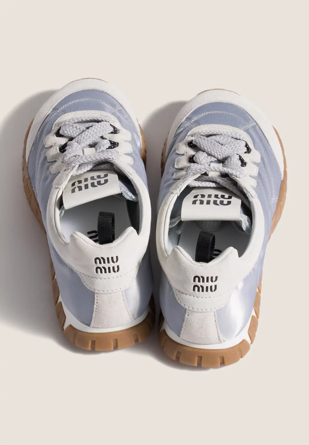Tyre Technical Fabric and Suede Sneakers