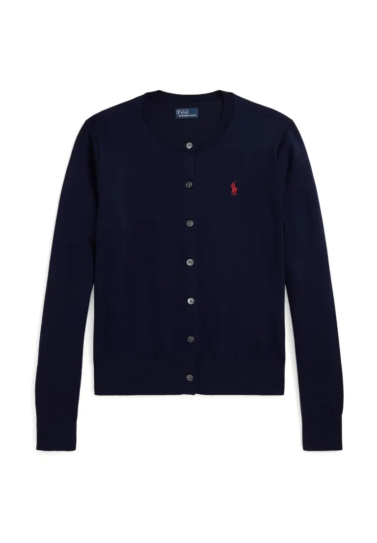 POLO RALPH LAUREN コットン クルーネック カーディガン