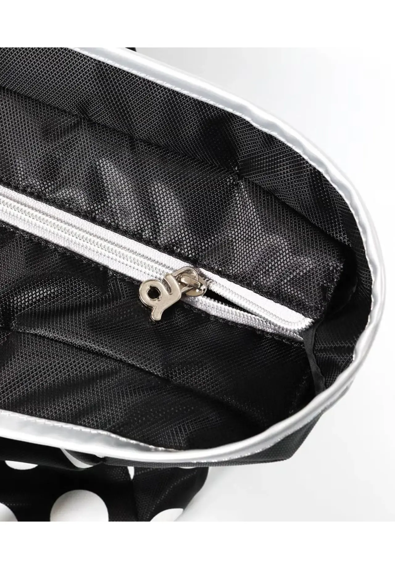 Monochrome dot pattern boston bag
