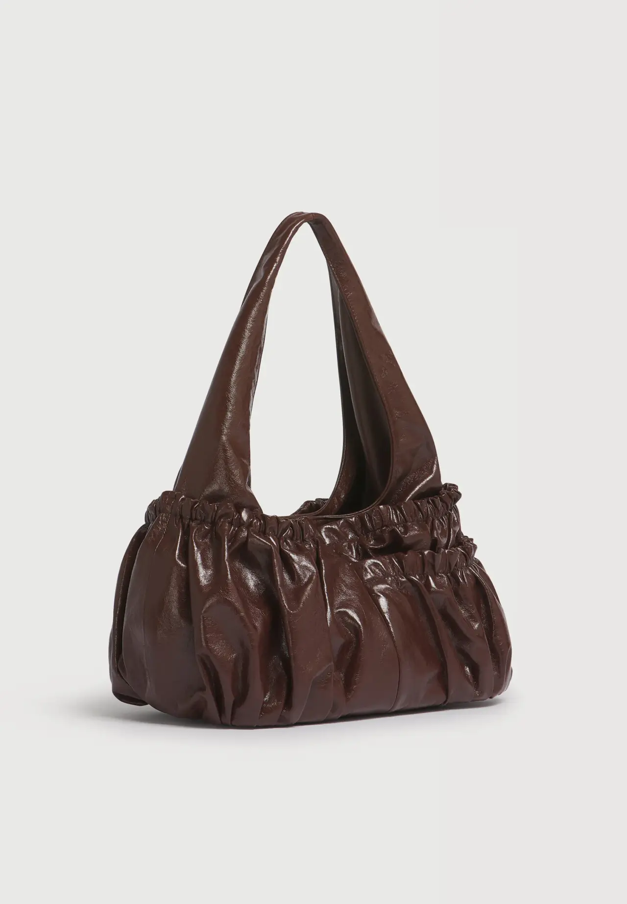 LEATHER RUFFLES HOBO BIG バッグ | Matsuya Ginza