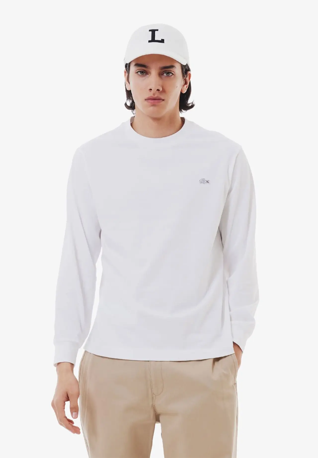 メンズ ベーシックロングスリーブTシャツ / 長袖Tシャツ