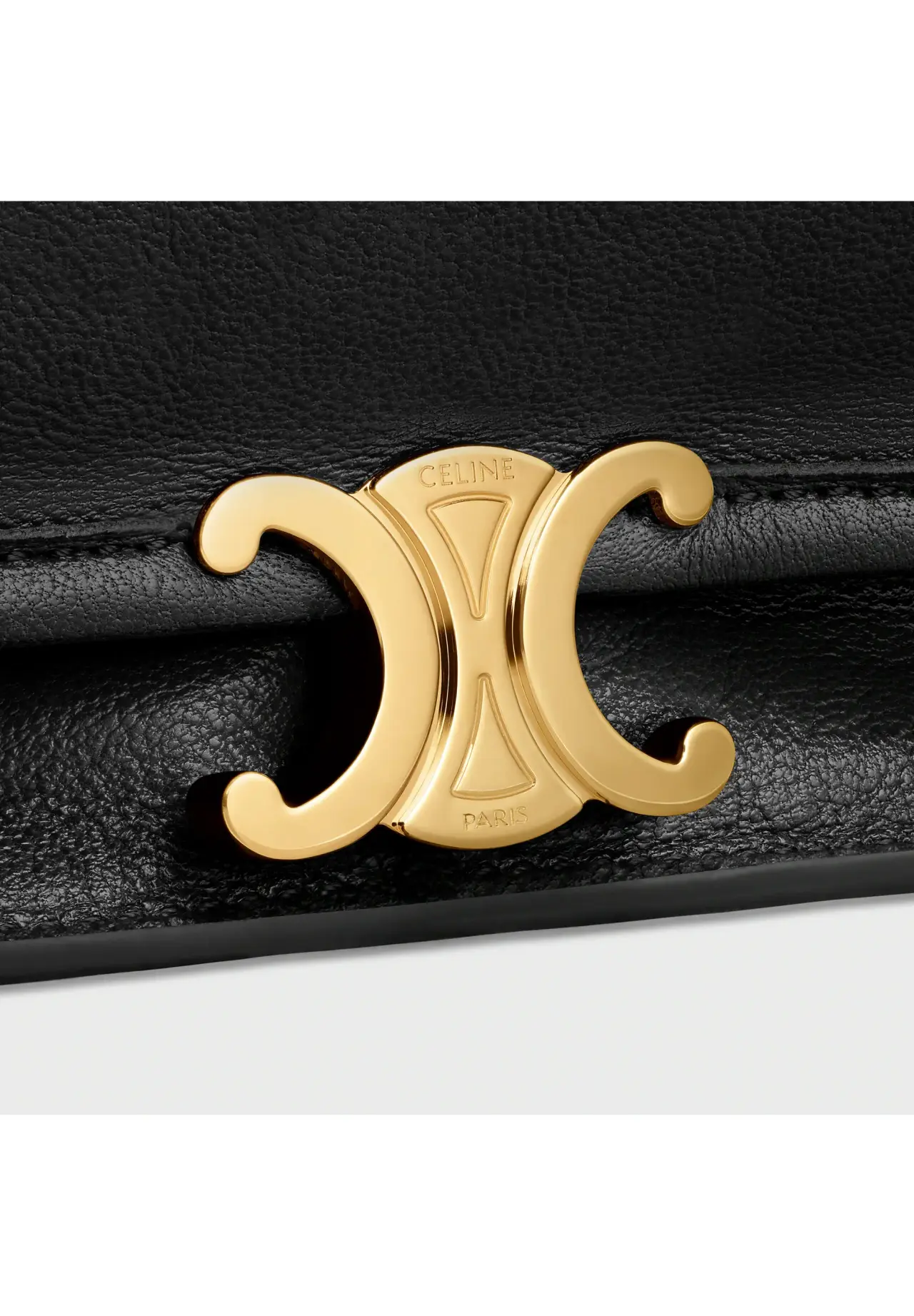 Besace Soft Triomphe / Supple Shiny Lambskin