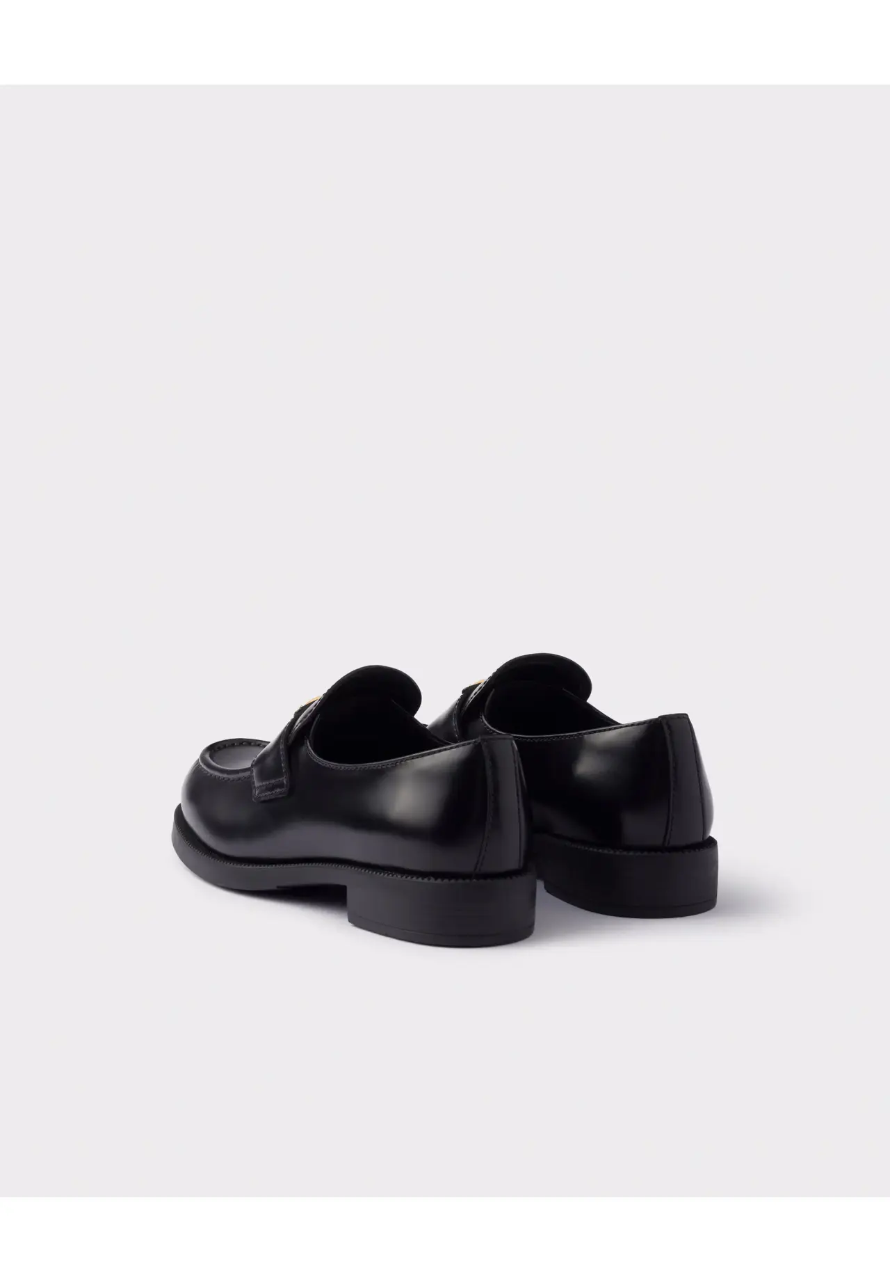 Brushed leather loafers