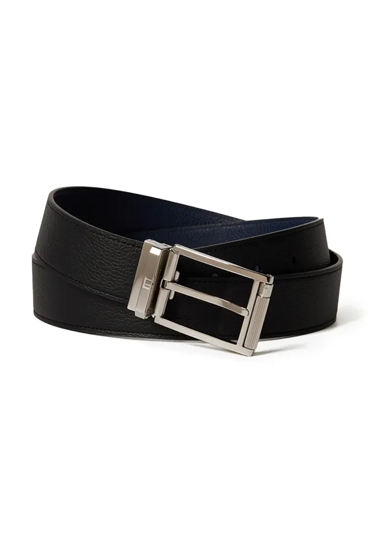 REVERSIBLE 35MM RECTANGULAR ROLLER GRAIN LEATHER BELT