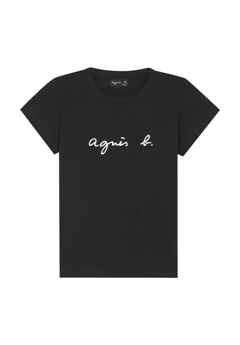 ロゴプリント コットン 半袖Tシャツ ”Brando”