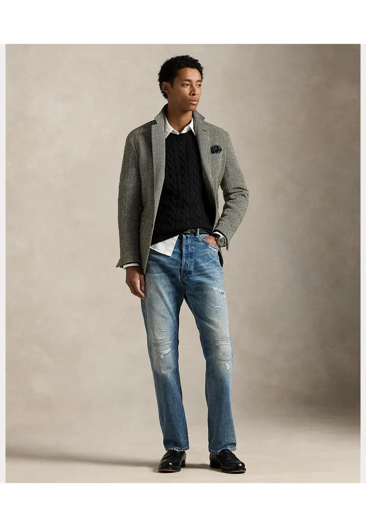 POLO RALPH LAUREN ケーブルニット コットン セーター
