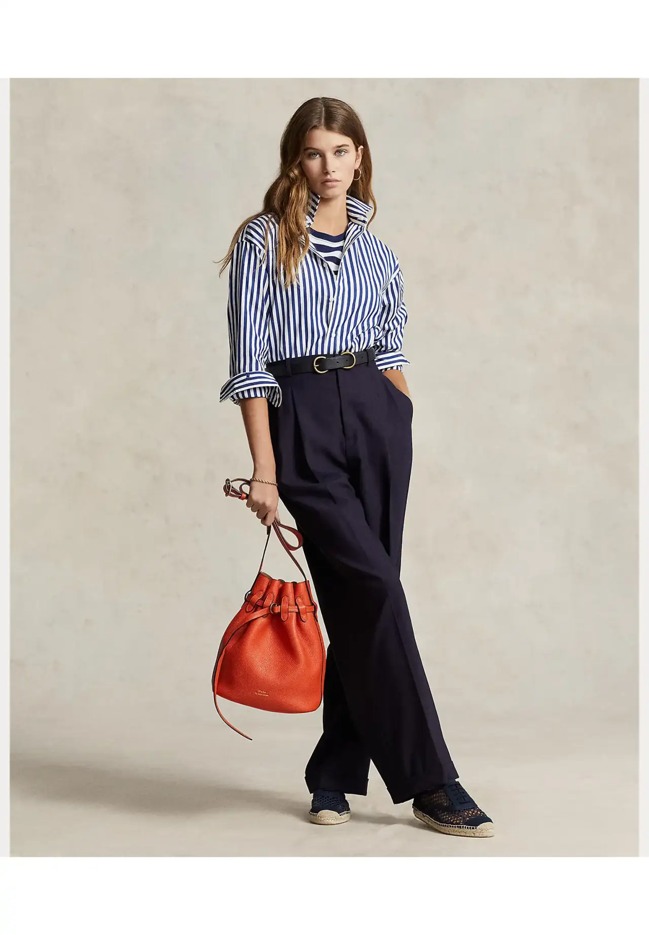 POLO RALPH LAUREN Relaxed Fit Striped Cotton Shirt
