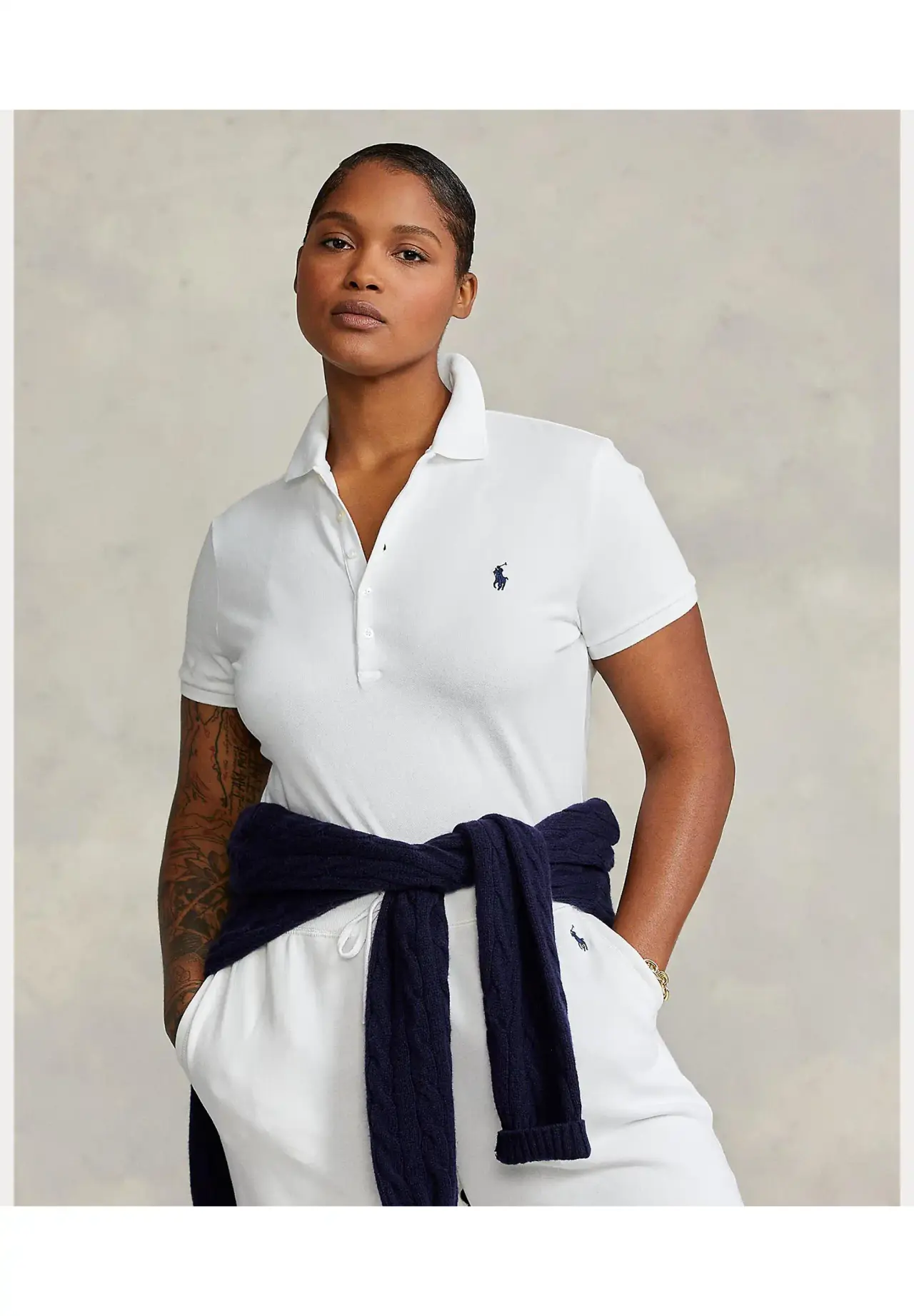 POLO RALPH LAUREN スリム フィット ストレッチ ポロシャツ | Matsuya