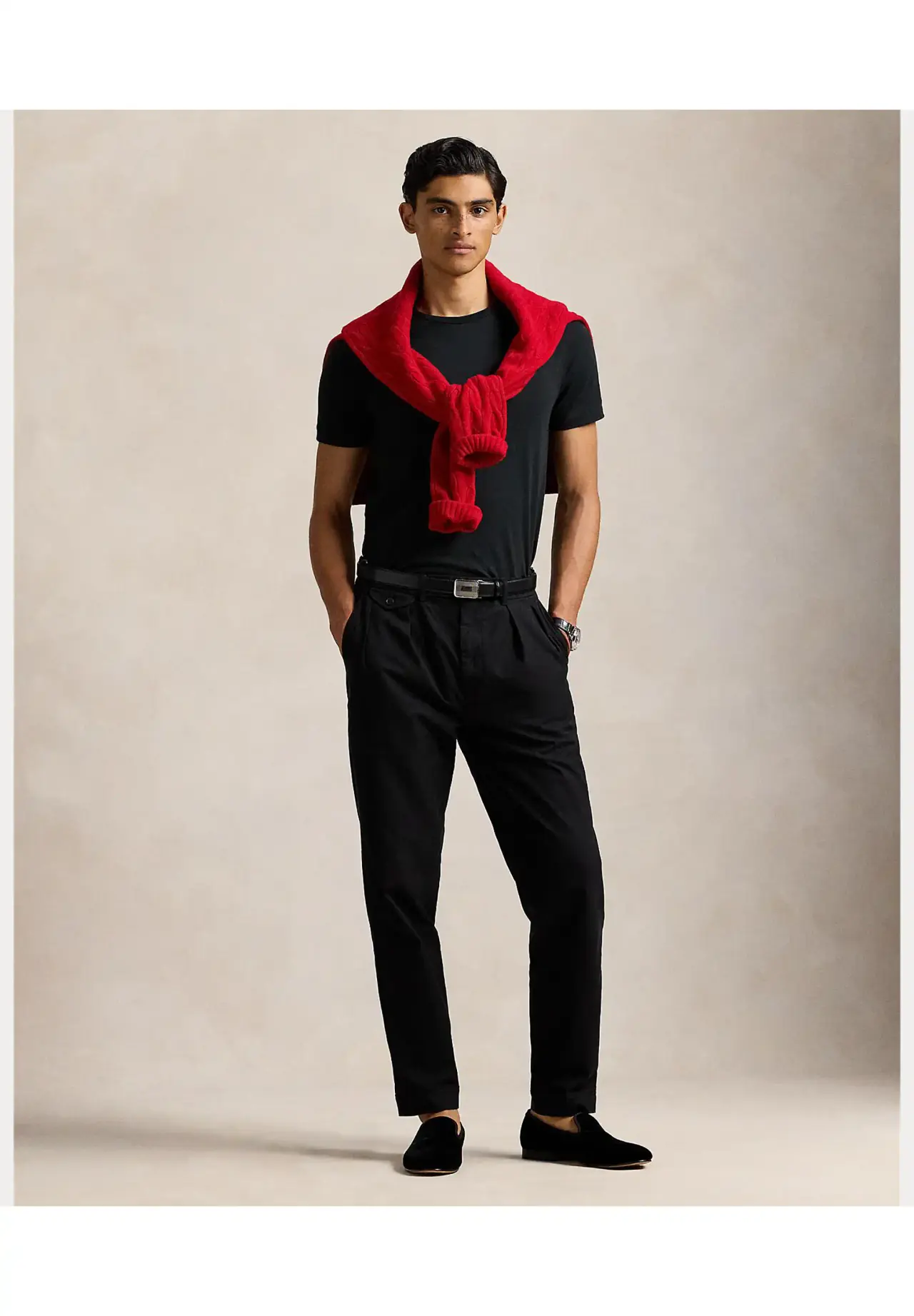 POLO RALPH LAUREN カスタム スリム フィット ジャージー クルーネック