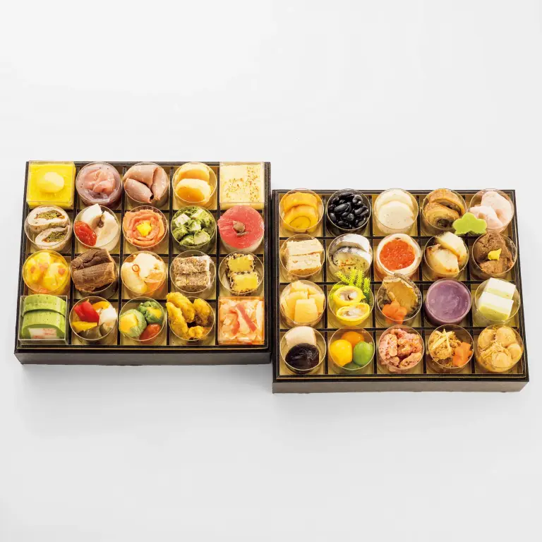 Japanese-Western Osechi Two-tier Box