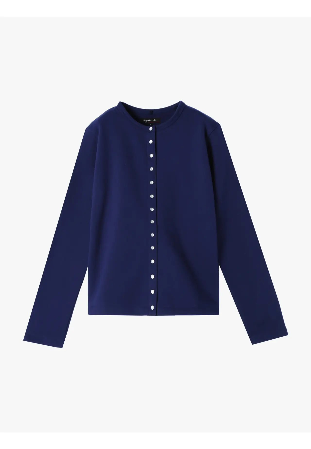 Organic Cotton Melton Long Sleeve Cardigan “Capuche”