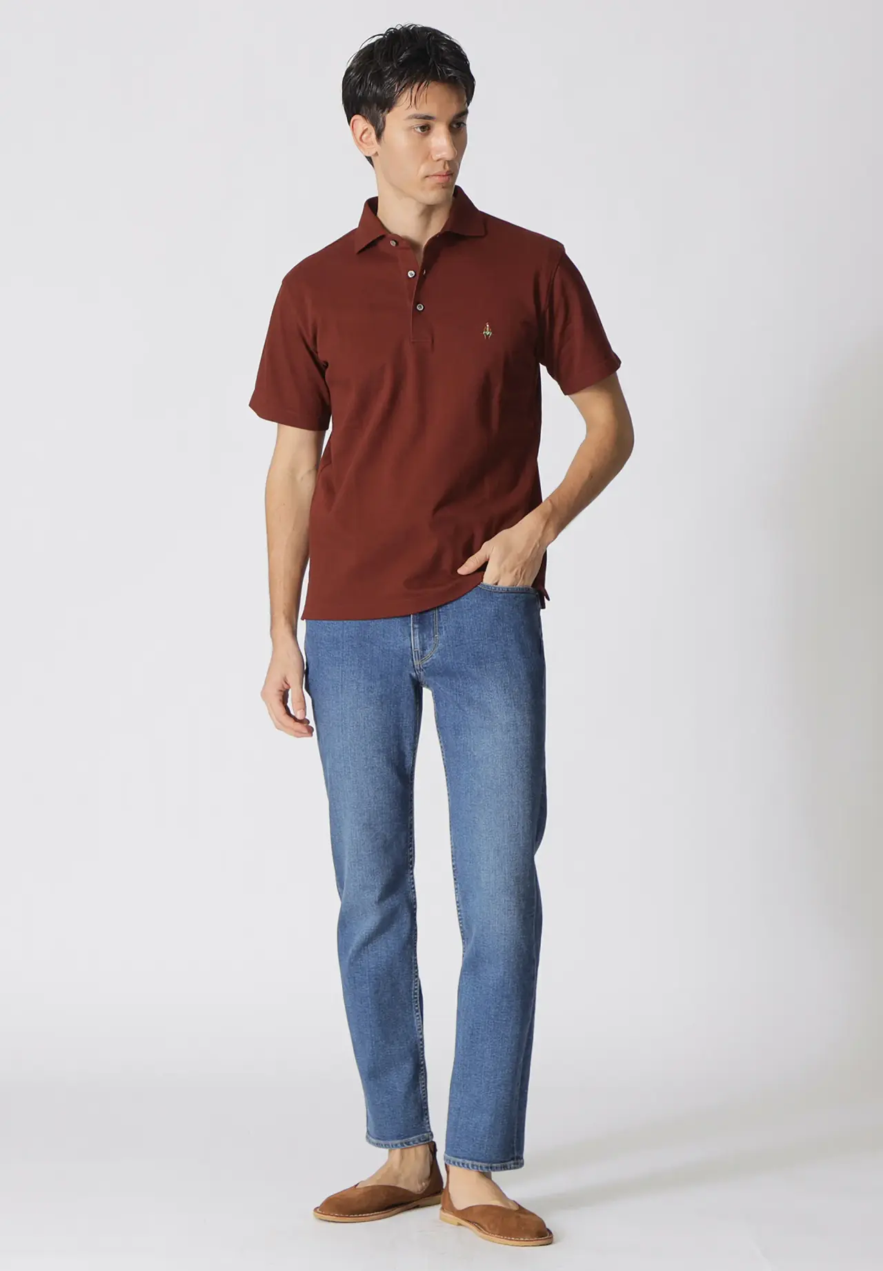 Piqué Cutaway Polo Shirt